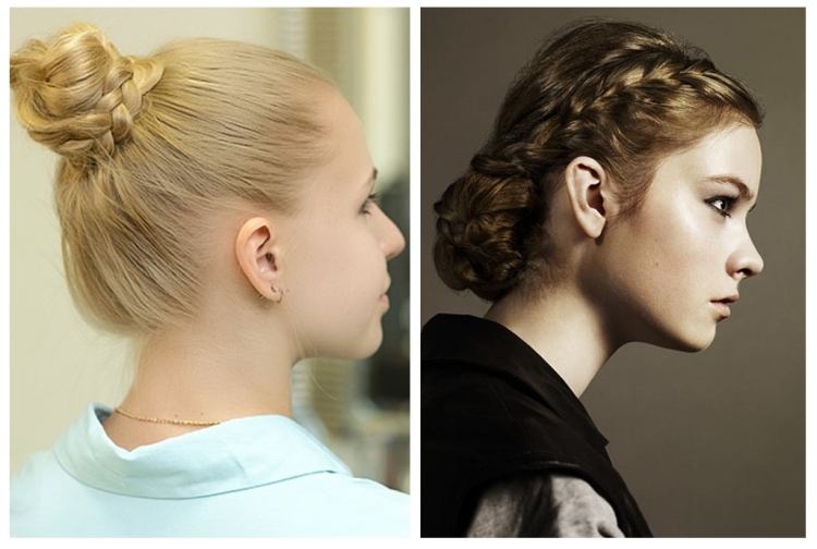 Penteados de crianças no jardim de infância e na escola para o ano novo