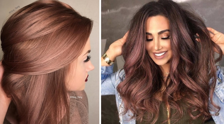 Cabelo leitoso com diferentes tons