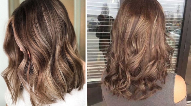 Cabelo leitoso com diferentes tons