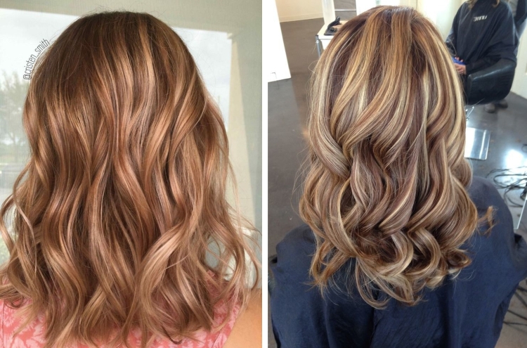 Cabelo leitoso com diferentes tons