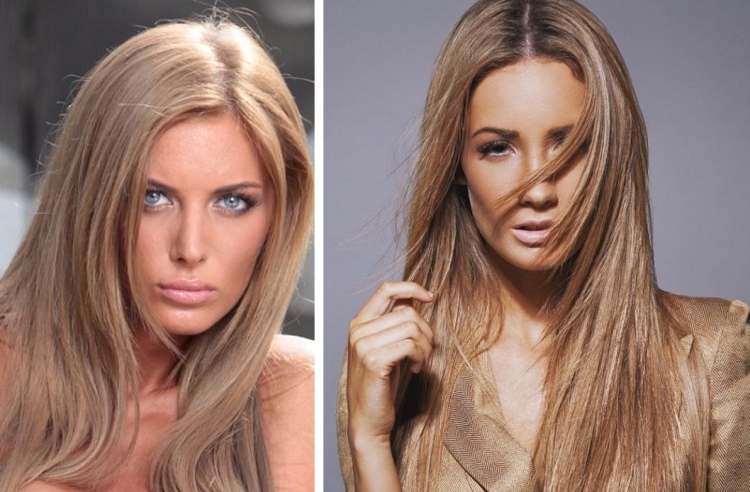 Cabelo leitoso com diferentes tons