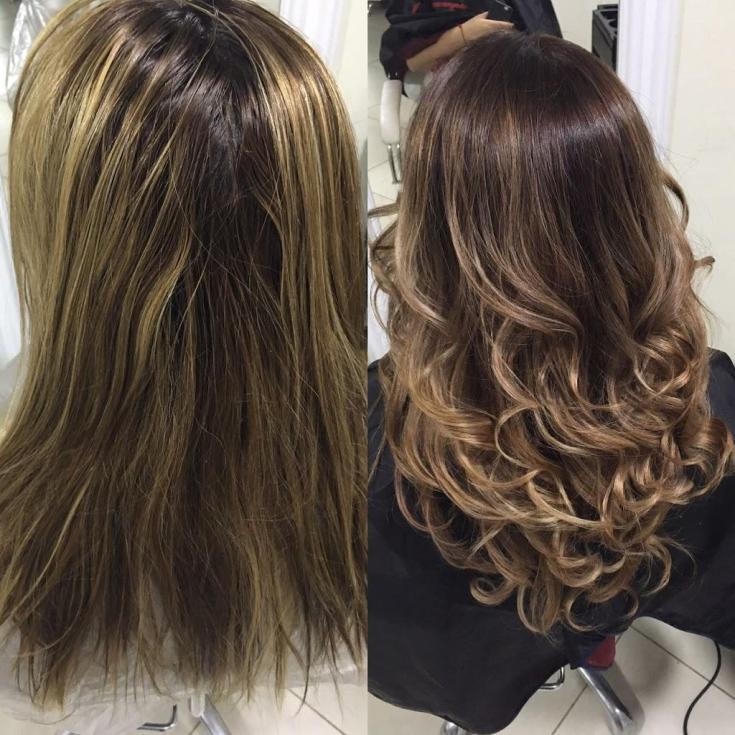 Diferenças entre shatush e balayazh