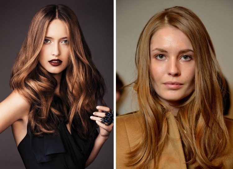 Cabelo leitoso com diferentes tons