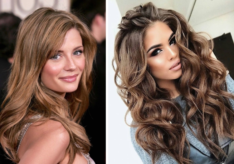 Cabelo leitoso com diferentes tons