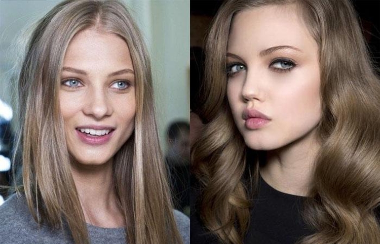 Cabelo leitoso com diferentes tons