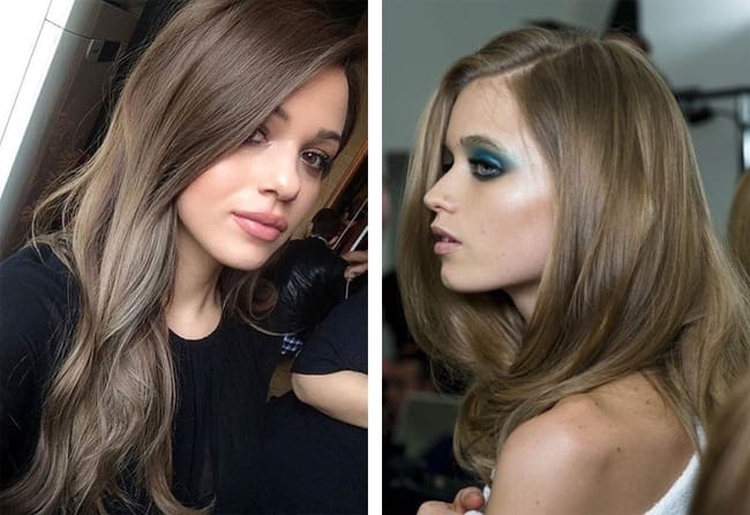 Cabelo leitoso com diferentes tons