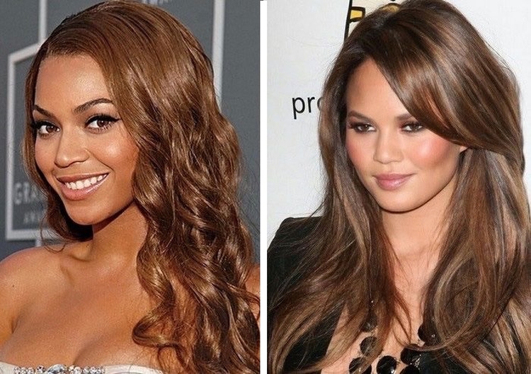 Cabelo leitoso com diferentes tons