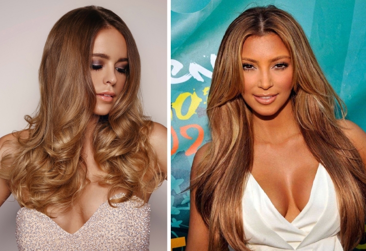 Cabelo leitoso com diferentes tons