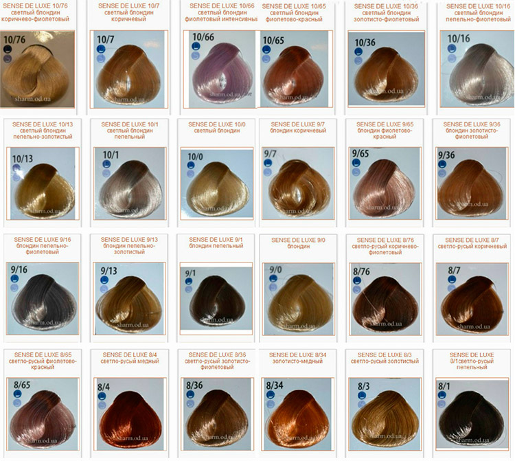 Estelle paleta de cores de cabelo