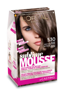 Paletas de cores Loreal com resultados de coloração