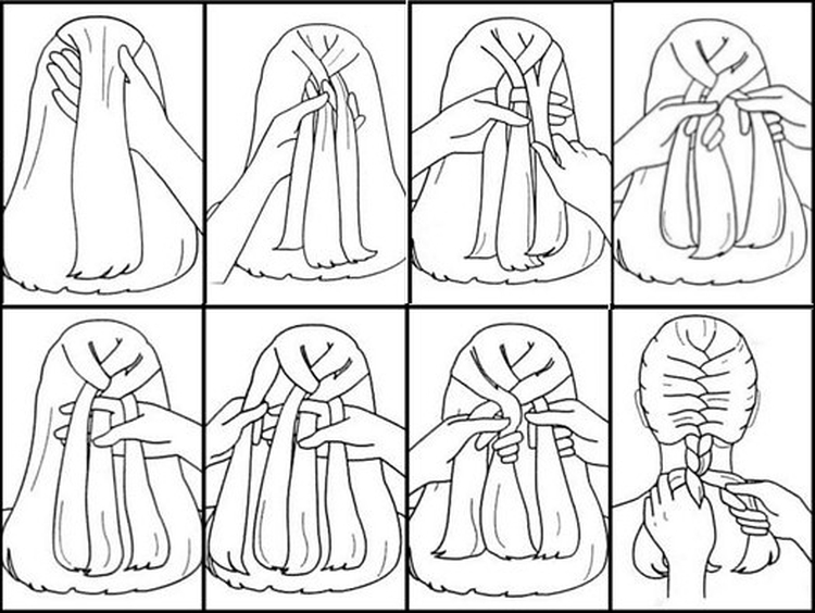 Penteados fáceis e simples para meninas para todos os dias