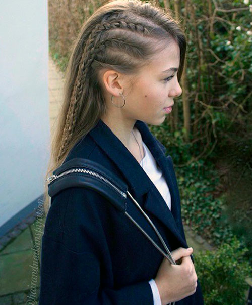 Penteados fáceis e simples para meninas para todos os dias