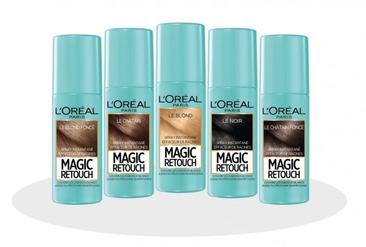 Paletas de cores Loreal com resultados de coloração