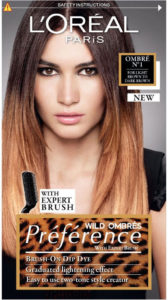 Paletas de cores Loreal com resultados de coloração