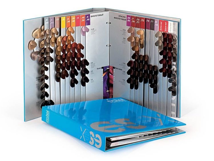 Estelle paleta de cores de cabelo