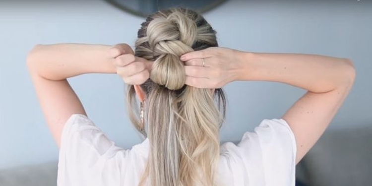 Penteados altos para cabelos longos