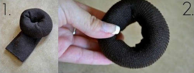 Coque faça você mesmo para cabelos longos