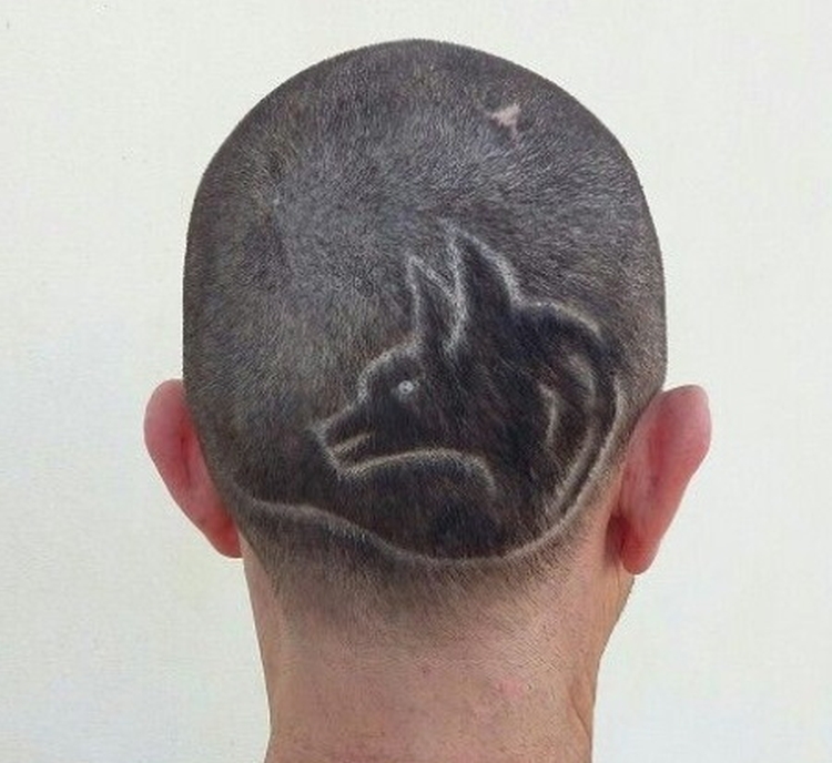 Idéias de penteados com desenhos na cabeça para meninos