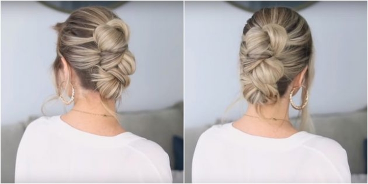 Penteados altos para cabelos longos