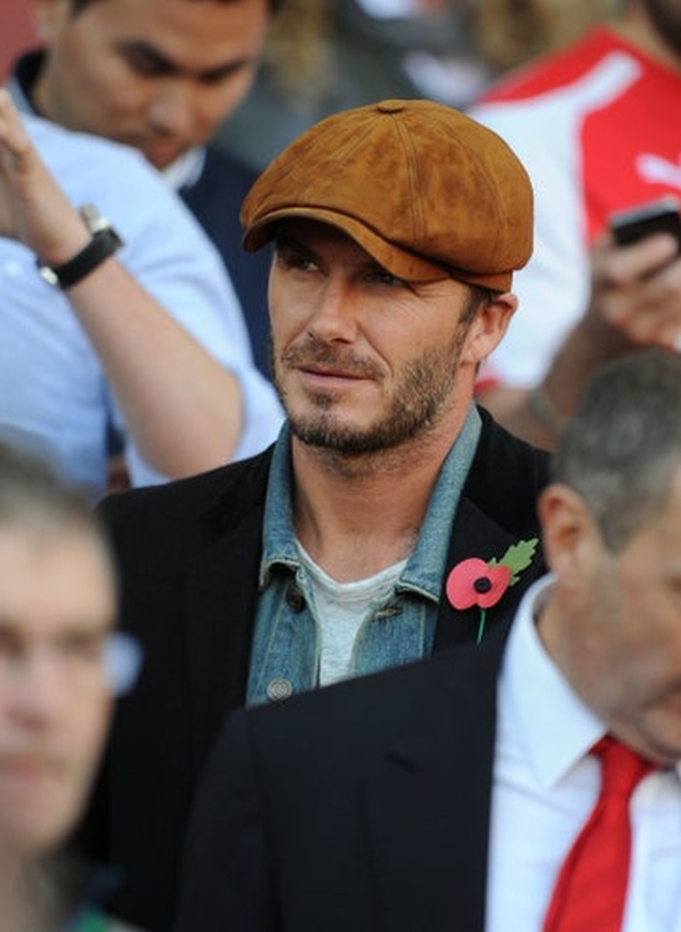 Penteados de Beckham: foto de cortes de cabelo