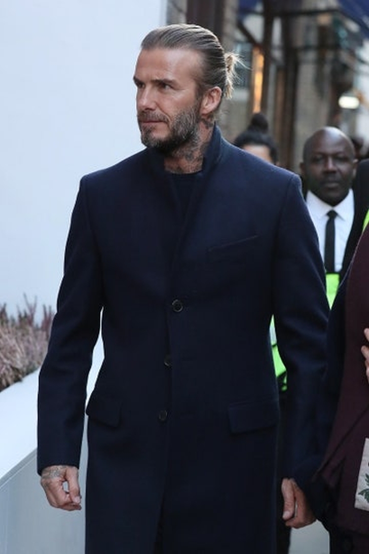 Penteados de Beckham: foto de cortes de cabelo