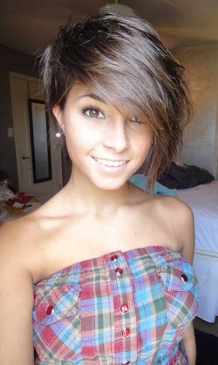 Corte de cabelo curto para meninas adolescentes