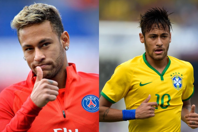 Foto do penteado de Neymar e como fazer