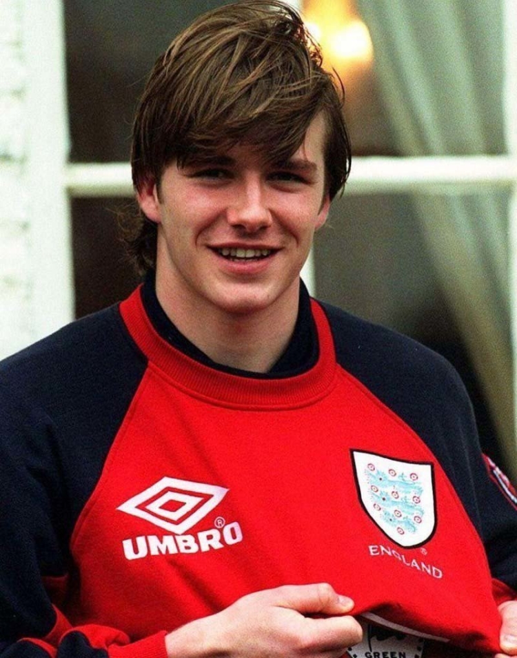 Penteados de Beckham: foto de cortes de cabelo