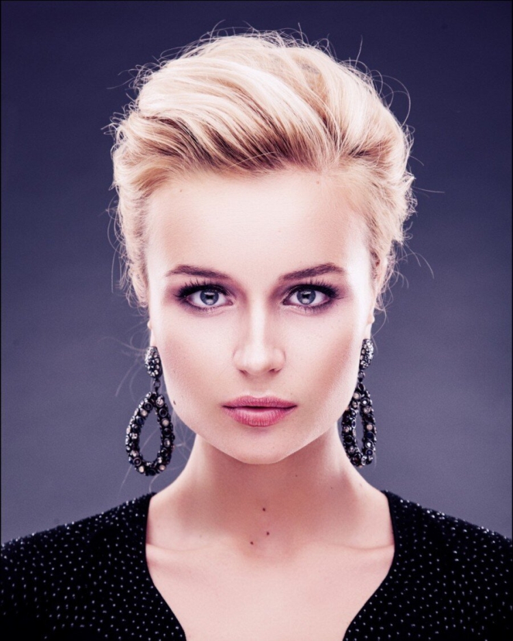 Penteado de Polina Gagarina