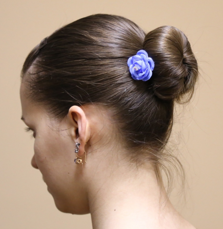 Penteado donut passo a passo