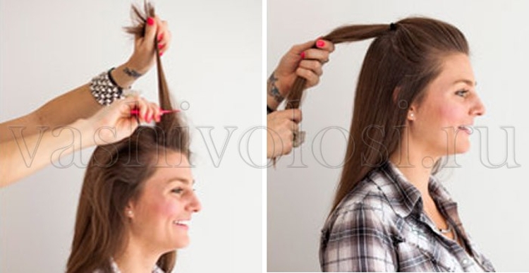 Как да си направим четкана опашка за 5 минути