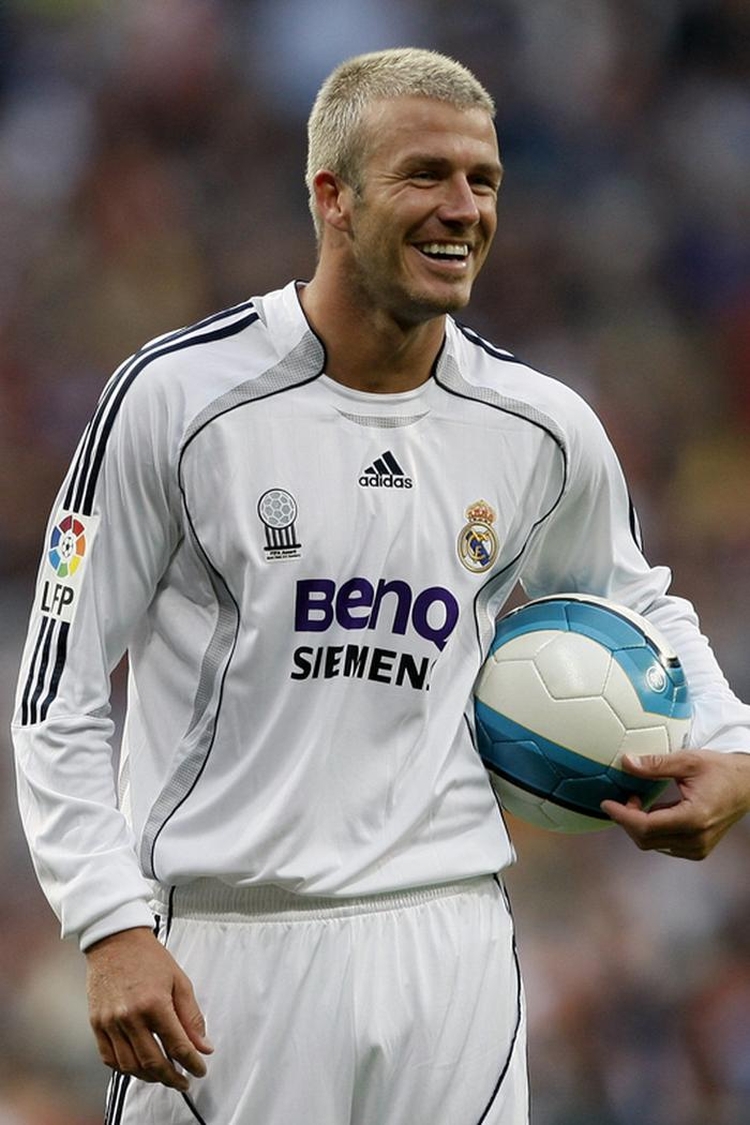 Penteados de Beckham: foto de cortes de cabelo