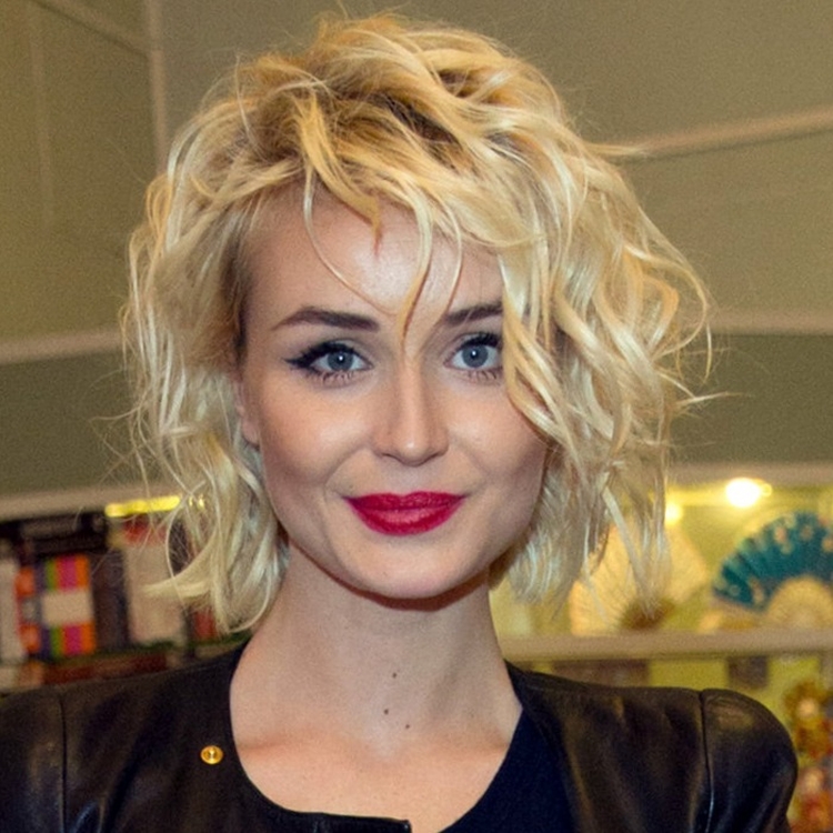 Penteado de Polina Gagarina