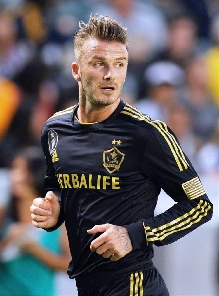 Penteados de Beckham: foto de cortes de cabelo