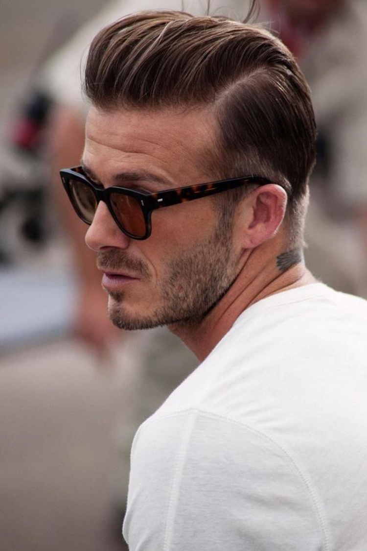 Penteados de Beckham: foto de cortes de cabelo