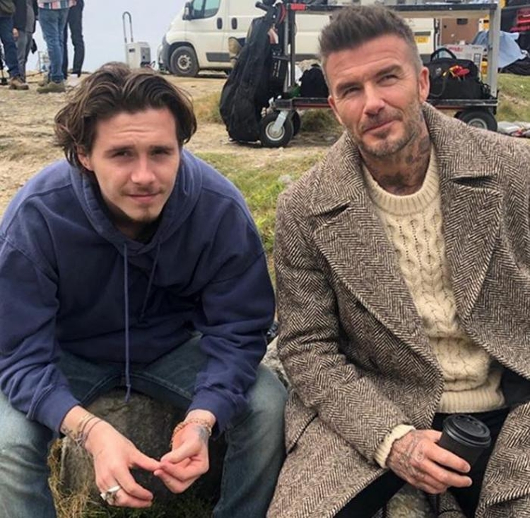 Penteados de Beckham: foto de cortes de cabelo