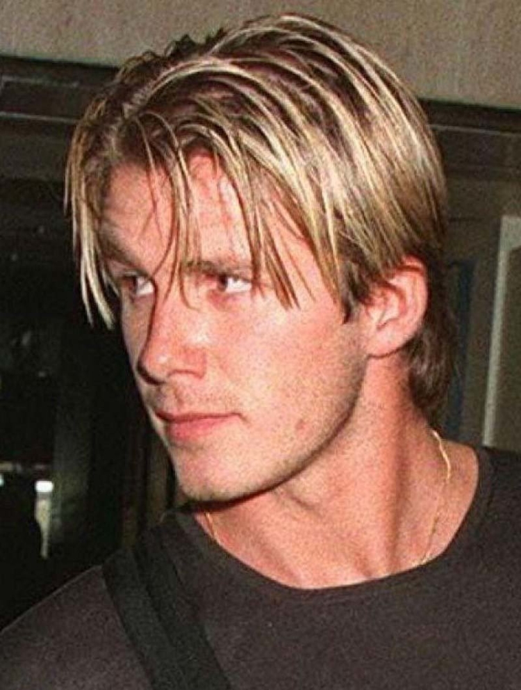 Penteados de Beckham: foto de cortes de cabelo