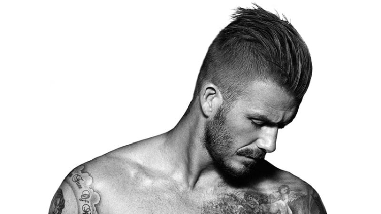 Penteados de Beckham: foto de cortes de cabelo