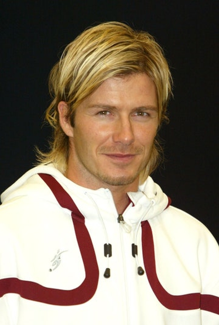 Penteados de Beckham: foto de cortes de cabelo