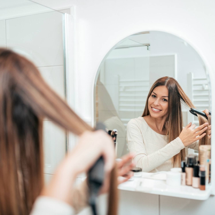 Cachos hollywoodianos em casa