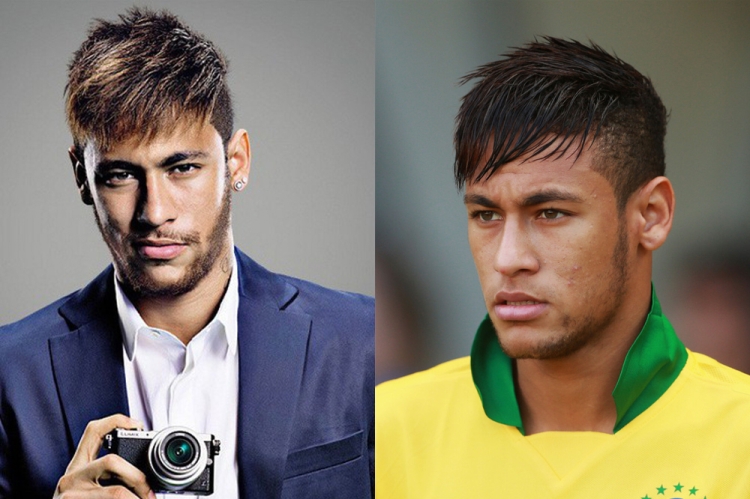 Foto do penteado de Neymar e como fazer