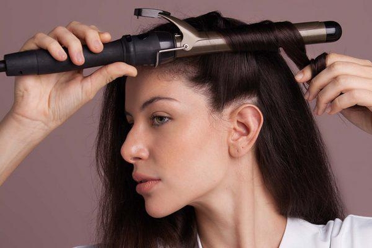 Permanente de cabelo com permanente