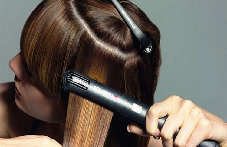 Permanente de cabelo com permanente