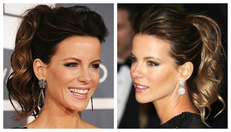 Penteados de noite para cabelos médios