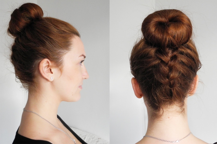 Penteados de noite para cabelos médios