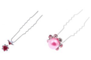 Penteado com grampo de cabelo com presilhas