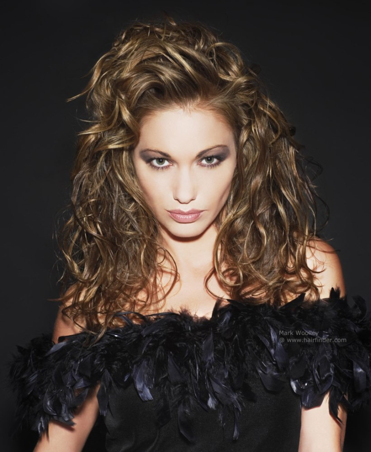 Química úmida para cabelos médios, curtos e longos