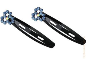 Penteado com grampo de cabelo com presilhas