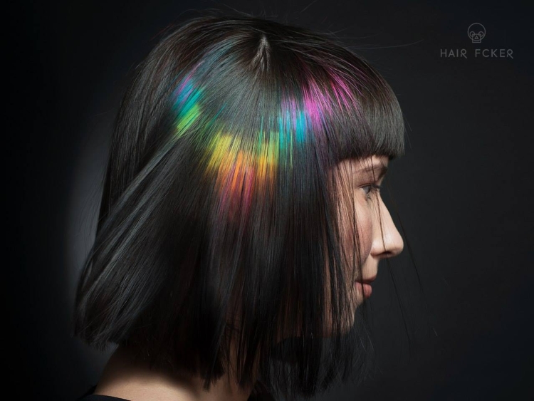 Técnica de coloração de cabelo