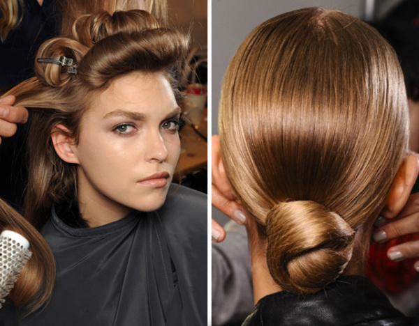 Cabelo cor de noz dourada